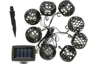Садовая гирлянда Uniel USL-S-120/PM2000 FIRE BALLS на солнечной батарее UL-00007866