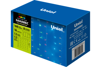 Светодиодный занавес с контроллером Uniel ULD-C1515-160/DTA MULTI IP20 UL-00005268