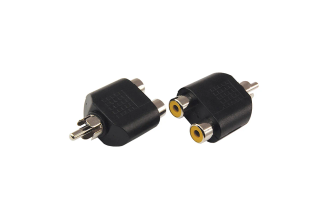 Переходник REXANT RCA - 2 гнезда RCA 06-0162-A