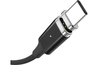 Магнитный кабель Pro Legend USB 2.0 A - Type-C PL1152, черный, 1 м