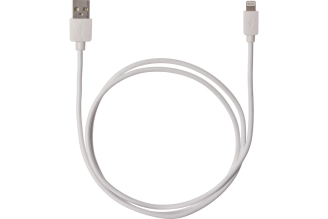 Дата-кабель TDM ELECTRIC ДК 6, USB - Lightning, 1 м, белый, SQ1810-0306