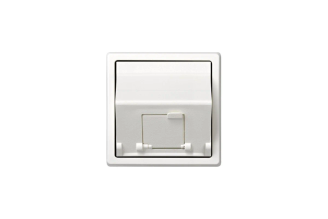Адаптер Simon 73 Loft для 1 коннектора RJ45 белый 73085-60
