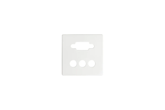 Накладка Simon VGA HD15 мама + 3RCA S82/S82N/S82 Detail белая 8200092-030