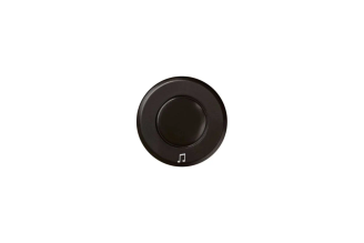 Накладка на регулятор громкости Simon 88055-32 с пиктограммой нота, коричневая