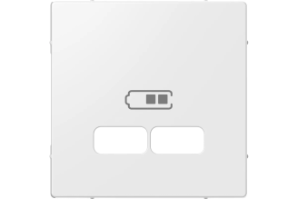 Центральная накладка Systeme Electric Merten SM белая MTN4367-0319