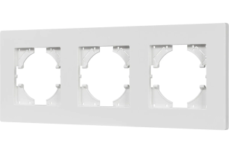 Рамка Arlight FRM-PERIO-PL-3-WH пластиковая 3 поста 049754