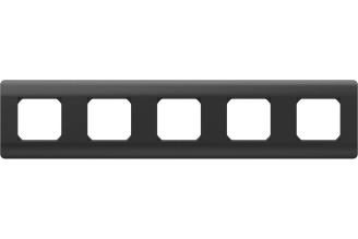 Рамка 5-м CHINT NEW3-E универсальная черный 431499