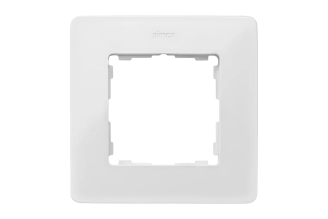 Декоративная рамка Simon Original, S82 Detail, 1 пост, белый-серый 8200610-030