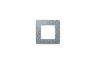 Декоративная рамка Simon Original, S82 Detail, 1 пост, серый в белые звезды-белый 8200610-223