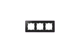 Рамка Simon Select S82 Detail 3 поста графит-фиолетовый металлик 8201630-251