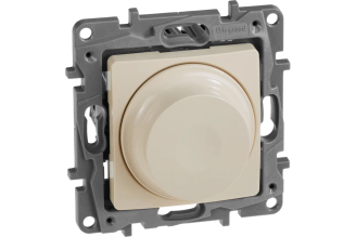 Диммер Legrand Etika 672319 поворотно-нажимной LED 300 Вт, слоновая кость
