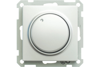 Поворотный диммер Systeme Electric W59 SR-5S3-5-86 400 Вт матовый хром