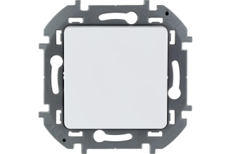 Перекрестный переключатель Legrand Inspiria одноклавишный белый 673680