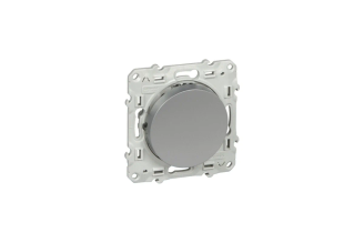 Проходной переключатель Systeme Electric Odace 1-клавишный алюминий S53R203