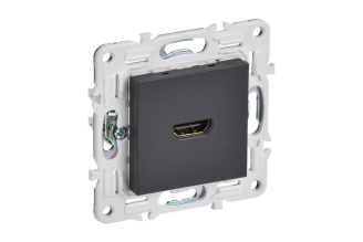 Розетка HDMI IEK SKANDY SK-H01T титан SK-H10-K48