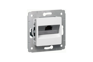 Информационная розетка Legrand Cariva RJ45 категория 6 белая 773641