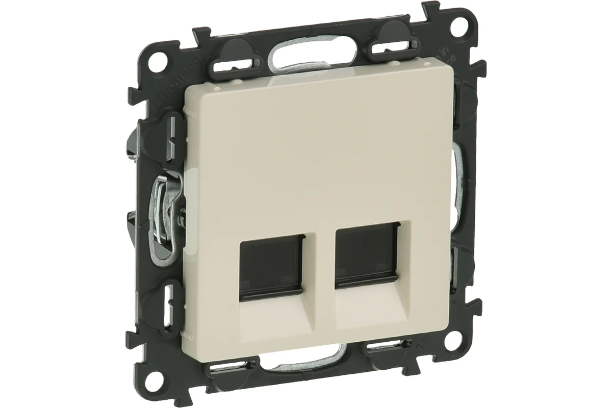 Компьютерная розетка Legrand Valena LIFE DIY Сл.кость RJ45 2-ая 5 кат UTP 753541