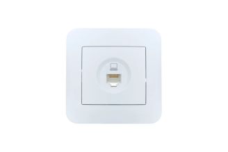 Розетка компьютерная Lezard ASTI белая 7081-0202-139