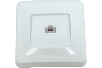 РТ10-ВБ Розетка 1-ая телефонная RJ11 ВЕГА GENERICA белый ETV10-K01-DM