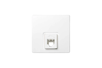Телефонная розетка Simon RJ11 4 контакта белая 73480-60