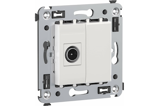 Оконечная TV розетка DKC, Avanti,&nbsp;белое&nbsp;облако, в стену 4400503