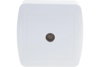 ТВ-розетка оконечная Lezard DEMET белая 711-0200-130