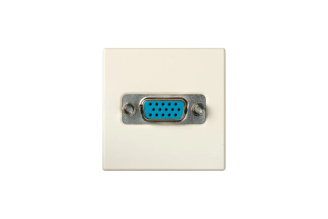 Розетка VGA Simon HD15 S27 слоновая кость 2700091-031