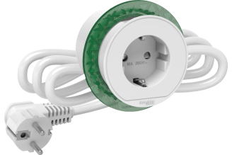 Розеточный блок Systeme Electric Unica INS44000, белый
