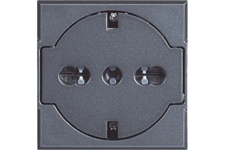 Розетка Legrand Axolute HS4140/16F 2К+З 16 А антрацит