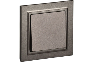 1-клавишный выключатель IEK Brite BR-V10-0-10-K45-F 10А, бронза