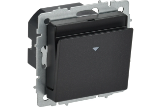 Карточный выключатель IEK Brite 30 А черный BR-V11-0-10-K02