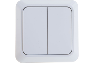 Выключатель IN HOME 2кл BOLLETO белый накл 7023 4680005959761