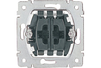 Выключатель Legrand кнопочный для рольставней с блокировкой Galea Life двухклавишный 10 А 250 В~ 775814