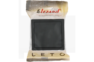 Выключатель Lezard LETO черный бархат 752-4200-100