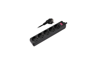 Удлинитель с сетевым фильтром ФАZА FOP-05GS-180-bk 1.8 м 5007628