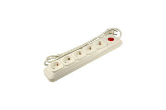 Сетевой фильтр Uniel Lux S-GSL5-5 IVORY UL-00001757 5 розеток, 5 м