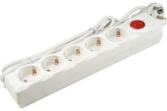 Сетевой фильтр Uniel S-GSU5-3 WHITE UL-00001744 5 розеток, 3 м