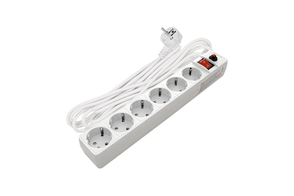 Сетевой фильтр UNIVersal ПВС 3*0,75 белый 10м 967U-3010