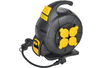 Удлинитель IEK Twist катушка ук10 2p+pe/10м, 3x1,5мм2, КГ, автосмотка, ip44 TW-KP27-16-04-10-44