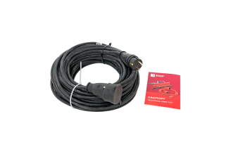 Удлинитель силовой EKF Зевс 2.0 20 м 3х2.5 мм² USB02-16-325-1-20-IP44
