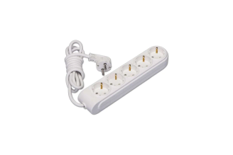 Удлинитель MAKEL N5210033 5 розеток 2 м, 16 А, с заземлением