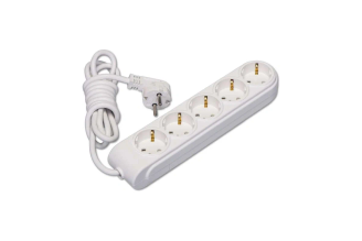 Удлинитель MAKEL N5210044 5 розеток 3 м, 16 А, с заземлением