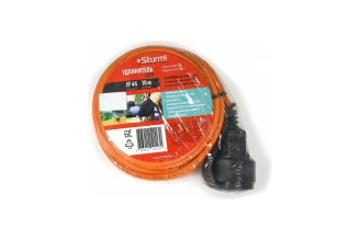 Садовый удлинитель Sturm RR-6-10 ПВС 2×0.75, 6 А, 10 м, IP44