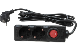 Удлинитель Uniel S-GCD2-3B BLACK 3 м UL-00003607