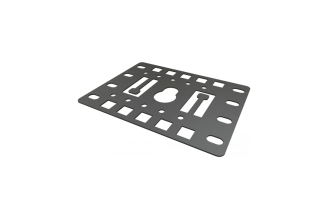 Кронштейн Hyperline PMR-2U-TM-RAL9005 444559, 2U, Т-пазы и крепеж монетка