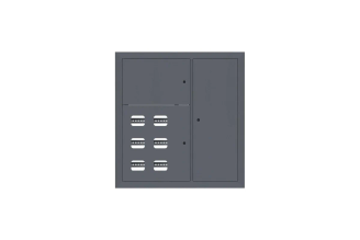 Этажный щит EKF PROxima mb29-v-6-ral7024 на 6 квартир RAL7024