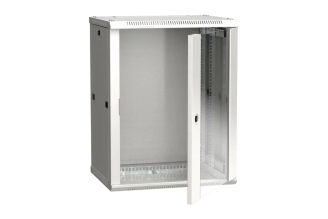 Шкаф ITK LINEA W 18U 600x450 мм, стеклянная дверь, RAL 7035, LWR3-18U64-GF