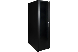 Напольный шкаф DATAREX 19 дюймов 42U 600x1000 с стеклянной дверью и металлической задней стенкой DR-700531