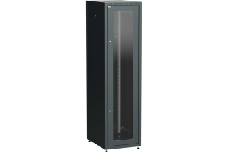 Шкаф напольный сетевой ITK LINEA E 33U 600х800 мм черный LE05-33U68-GM