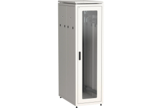 Шкаф напольный сетевой ITK LINEA N 19" 42U 800х1000 мм серый LN35-42U81-GM